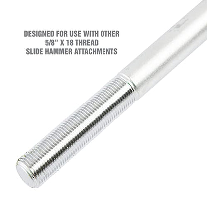 OEMTOOLS 37191 9 Way Slide Hammer Puller, Axle Puller Slide Hammer, Slide Hammer Hub Puller, Use with 5/8 Inch x 18 Thread Slide Hammer Attachments