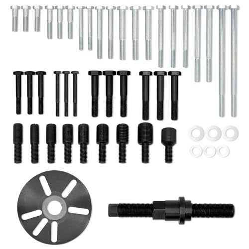 Harmonic Balancer Puller Removal and Install Tool Kit Flywheel Remover Crankshaft Pulley Removal Steering Wheel Pulling Set
