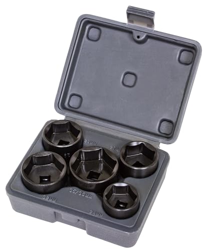 Lisle 13300 5-Piece Filter Socket Set - size: 5-Piece Set, style: 5 Piece Filter Socket Set