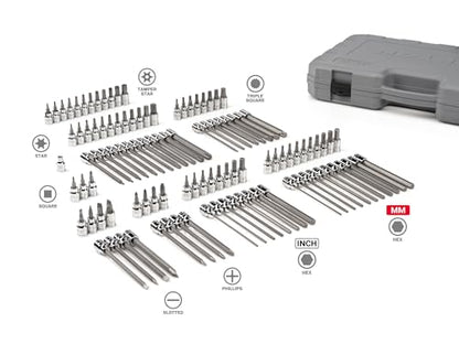 TEKTON Bit Socket Set, 110-Piece | SHB91317