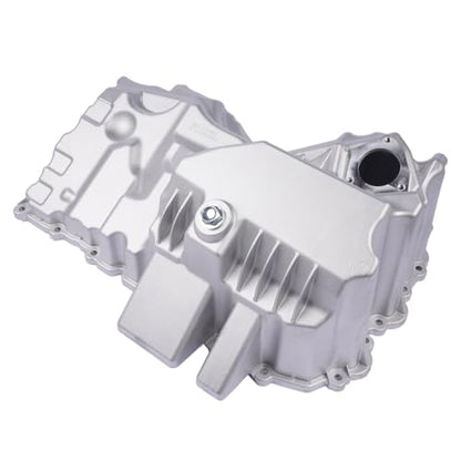 11137618512 Aluminum Engine Oil Pan Replacement for BMW 228i 2014-2016, 320i 2012-2017, 328i 2012-2016, 428i 2014-2016, 528i 2012-2016, X1 2013-2015, Z4 2012-2015, 2.0L OE# 11 13 7 618 512