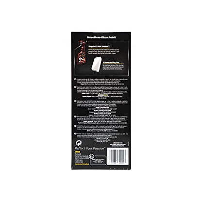 Meguiar's G1116EU Quik Clay Bar Starter Kit With 80g Of Clay And 473ml Detailer To Safely Remove Surface Bonded Contaminants Such As Tar, Tree Sap, Overspray And Industrial Fallout - size: 8 Fl Oz (Pack of 2)