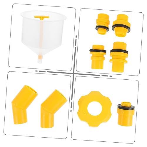 Spill Coolant Filling Funnel Kit Radiator Tool with Long Burp Design Prevents Spills Trapped Air During Fluid Refills Convenient for Automotive Maintenance