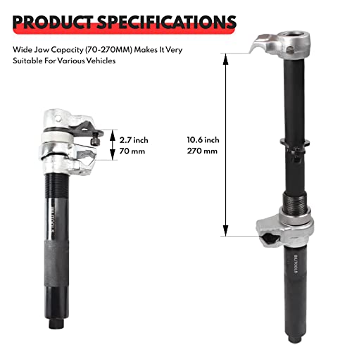BILITOOLS Suspension Tool, Spring Compressor Tool with Strut Nut Tool Kit