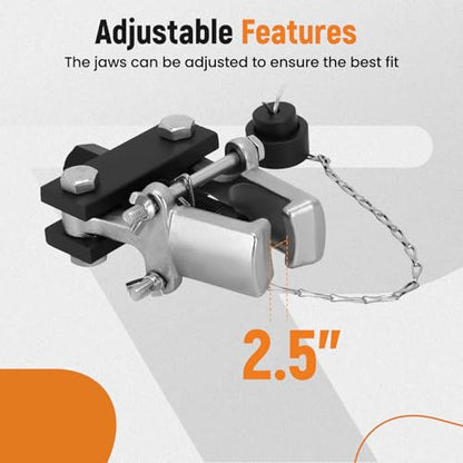 maXpeedingrods Heavy Duty Pitman Arm Puller with Adapter | Adjustable 2 Jaw Bearing Puller Removal Tool for Pitman Arms, Bearings, Collars, Gears