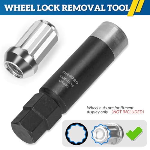 10 Spline Lug Nut Socket for TA20 17/19 10-Spline Lug Nut Tool Key | 10 Point Socket Compatible with Bimecc 10 Spline Lug Nut Key,17,19mm Hex Drive 10 Spline Socket - color: Ta20-17/19