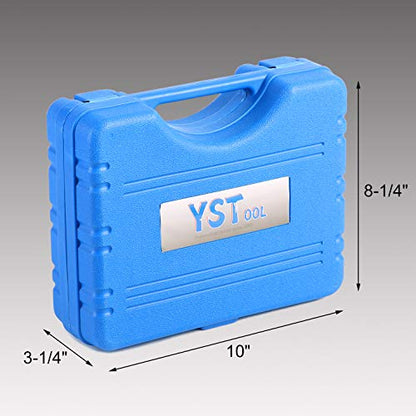 YSTOOL Brake and Clutch Fluid Hand Pump Vacuum Bleeder Tool Kit Brake Oil Change Power Steering Fluid Bleeding Set with Hand Pump Jar Adapters for Auto Car Truck Motorcycle Use - color: Blue
