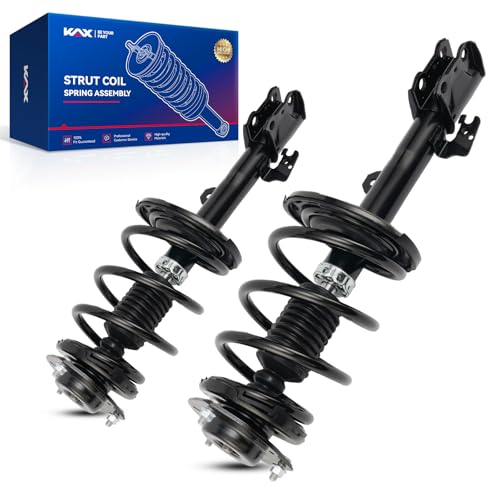 KAX Front Struts for Lexus 2010 2011 2012 2013 2014 2015 RX350, 2011-2013 Highlander, 2010-2015 RX450h Front Shocks Quick Complete Struts Assembly with Coil Spring Set of 2, Replace 172765 172766 | 2011-2013 Toyota Highlander, 2013-2015 Lexus RX350 Base 3