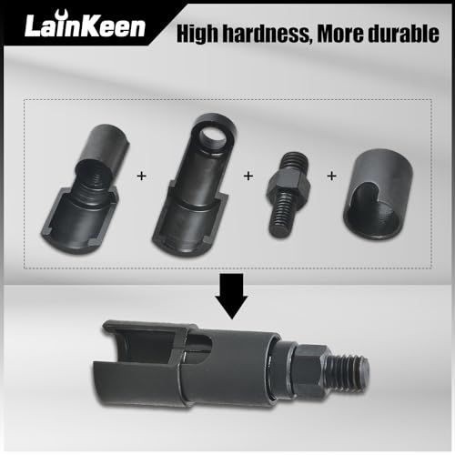 LainKeen Fuel Injector Puller Tool Kit Compatible with Ford EcoBoost 1.0, 1.5, 1.6, 2.0 3.5 3.7 Petrol Engines Injector Removal Tool with Slide Hammer