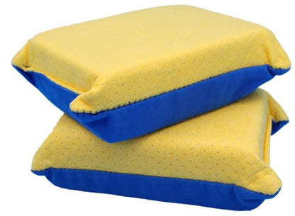 JJ KENT Captain Clearit Window Cleaner Sponge for Windshields, 2 Pack | Car window cleaner tool, non-scratch sponge for fog, steam, condensation, mirrors, glass, boats and bathroom surfaces