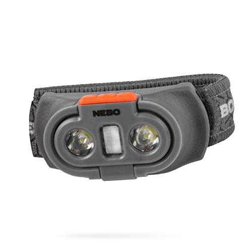 NEBO Einstein 750 Lumen Outdoor Compact Easy Tilt Camping Headlamp with Red Light and Turbo Modes, Includes 4 AAA Batteries and Adjustable Strap - style: 750 Lumens