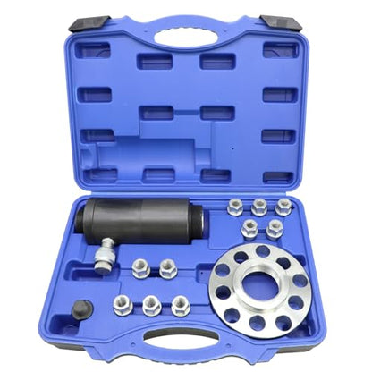 DPTOOL 18 Ton Hydraulic Puller Set Half Shaft Removal Tool Wheel HUB Axle Puller Compatible with Land Rover and Other Models - size: 18 Ton Hydraulic