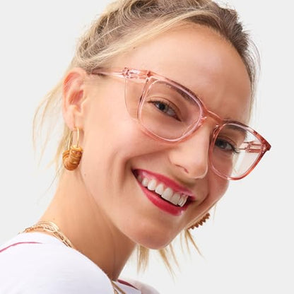 Stoggles Square Z87.1 Certified Polycarbonate Safety Glasses, Anti-Fog | Stylish, Protective, Blue-Light + UV Blocking, Top/Side Shields, Rx Ready, Unisex, Light, Scratch & Impact Resistant - color: Sangria, size: Medium