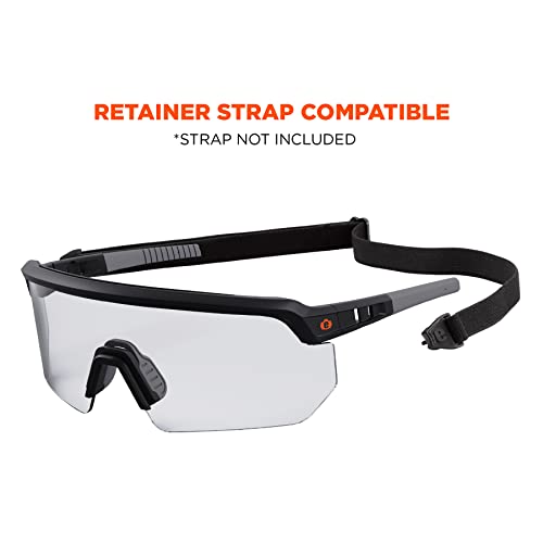 Ergodyne Unisex Skullerz Aegir Anti-scratch & Enhanced Anti-fog Safety Glasses - color: Clear Lens