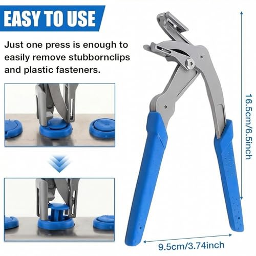 2026 Upgraded Car Clip Pliers,Auto Fastener Clip Removal Pliers | Snap Ring Plier Retaining Ring Removal ,Easy to Remove Fasteners, Clips, Buckles, Open The Panels Effortlessly without Damage