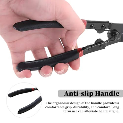Zpana Car Panel Clip Removal Plier, Vehicle Interior Upholstery Trim Clip Remover Plier, Automotive Door Panel Rivet Removal Tool for Removing Push Pin and Trim Fastener, Universal Fit