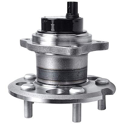 Detroit Axle - FWD Rear Wheel Bearing Hubs for 2004-2010 Toyota Sienna, Pair Wheel Bearing and Hubs Assembly Set Replacement 2005 2006 2007 2008 2009 Sienna - style: 512280 x2/Pair