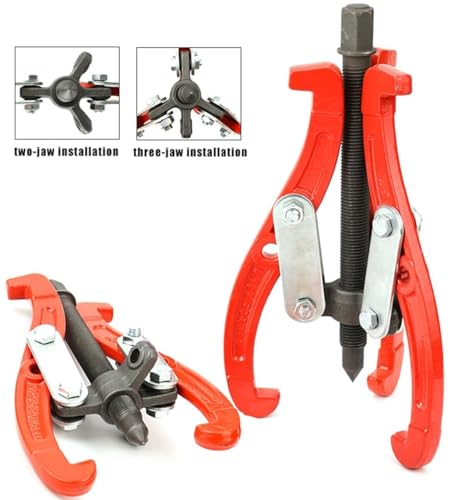 Hydraulic Puller，Heavy Duty Three Jaw Gear Bearing Puller High Carbon Steel Pulley Gear Bearing Flywheel Puller Removal Tool with Thickened Jaws(20inch) - size: 20inch