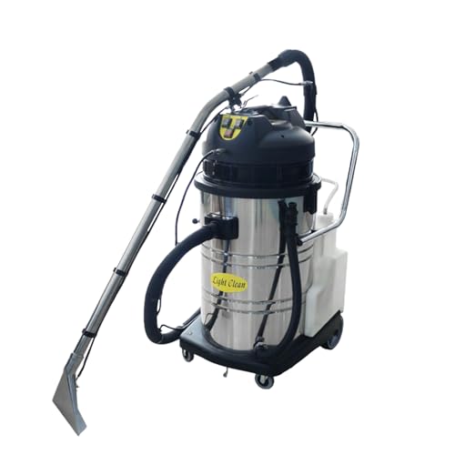 60L Commercial Carpet Cleaner Machine, 3 in 1 Heavy Duty Extractor Vacuum Washing Machine, Portable Carpet Sofa Wet Dry Vacuum Cleaner for Workshop, Car, Garage, Home - color: 60L-balck