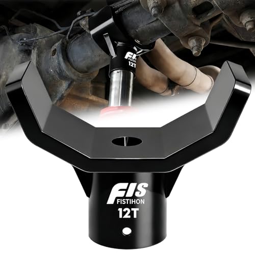 Bottle Jack Adapter for 12t Jacks, Safe Steel Bottle Jacks Adapter Lifting Saddle for 3 Inch and 4 Inch Round&Square Axle Tube, Fits1.65Inch(42mm) or Smaller Diameter Bottle Jack Accessories | Steel Adapter with Black Coating, Rust Proof. Fits 3"-4" Round