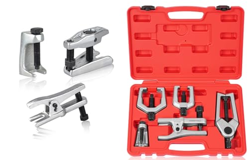 DAYUAN 3Pcs Ball Joint Separator Set Bundle with 5pcs Professional Front End Service Tool Kit
