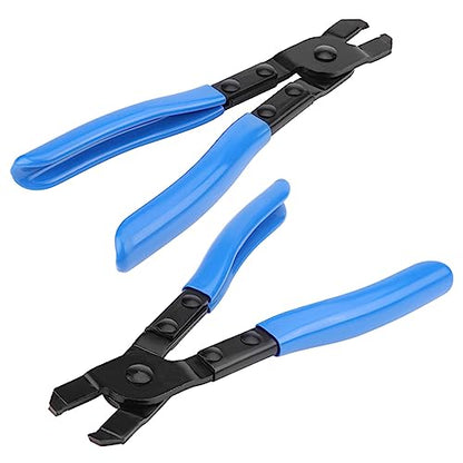 Clamp Pliers, Carbon Steel Universal Ear Type CV Boot Clamp Plier Professional Ear CV Joint Boot Clamps Band Tool Kit Auto Repair Tool Suitable for All Earless Type CVJ Boot Clamps