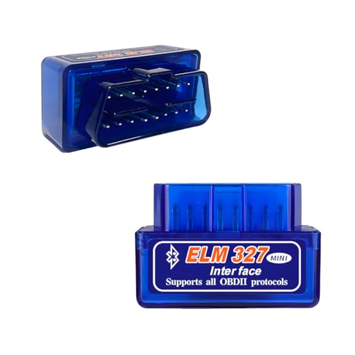 2PCS ELM327 OBDⅡ Car Auto Diagnostic Scanner, Mini OBDII Professional Bluetooth Scan Tool and Code Reader, Wireless Interface OBD2 Auto Diagnostic Tool for Android and iOS