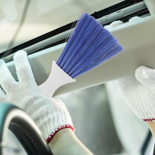 Ciieeo Automotive Interior Cleaning Brush Detailing Tool with Bucket Soft Bristles Long Handle Auto Detail Cleaner Set for Vehicle Dashboard Air Vent Slit and Automobile Seat Sweeping
