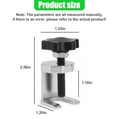 Car Windshield Wiper Arm Removal Tool, Steel Heavy Duty Car Wiper Arm Puller Tool with Adjustable Knob, Universal Hand Automotive Disassembly Accessories for Car Truck SUV RV(1PC) - size: 1PC