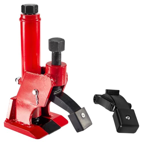 CarBole Upgraded Manual Tire Bead Breaker, 38"-42" Tires Changer Tool for Tractors Trucks Cars ATVs UTVs Heavy-Duty Vehicles (RED with Rubber Pad)