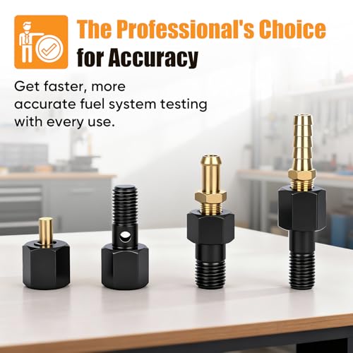 Replacement Fuel System Test Fitting Adapter Kit for 5.9L Cummins Diesel, Compatible with 9011 9012 9013 9014
