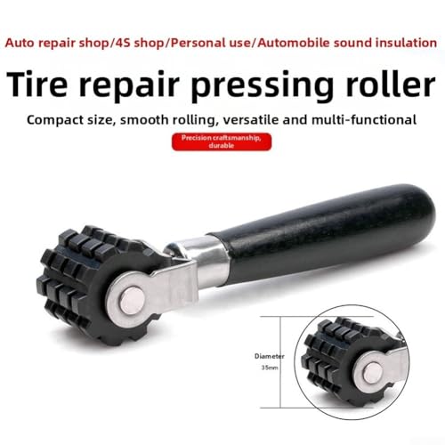 Tire Repair Roller Tool for Cold Patch Application, Offering Reliable Pressing Performance to Secure Tire Patches and Prevent Air Leakage