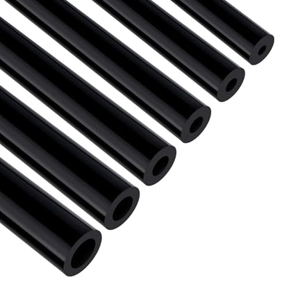 EVIL ENERGY 1/8 5/32 3/16 1/4 5/16 3/8 Silicone Vacuum Tubing Hose Line Kit 5FT 130PSI Max Pressure Black (3mm 4mm 5mm 6mm 8mm 10mm) - size: 5FT