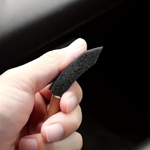 Car Detailing Brush Set, Foam Cleaning Brushes for Air Vents, Dashboard, and Crevices, Soft Sponge Detail Tools