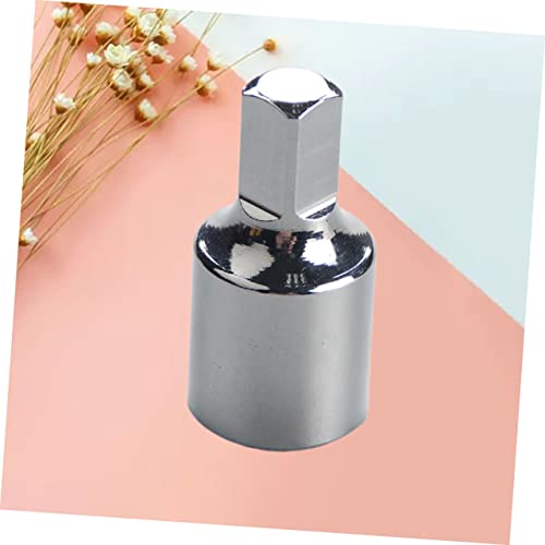Happyyami Oil Drain Socket Assembly Tool Durable Silver Wrench for Motor Outlet Socket Sump Thread Repair Disassembly of Damaged Screws