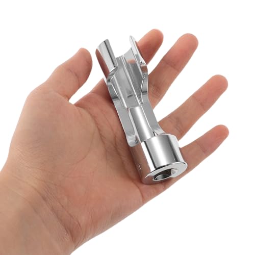 Ipetboom 3pcs Fuel Line Socket Wrench Set 12mm 15mm 18mm Diesel Injector Sleeve Automotive Tool with Slotted Pipe Wrench for Temperature Switches and Sensors