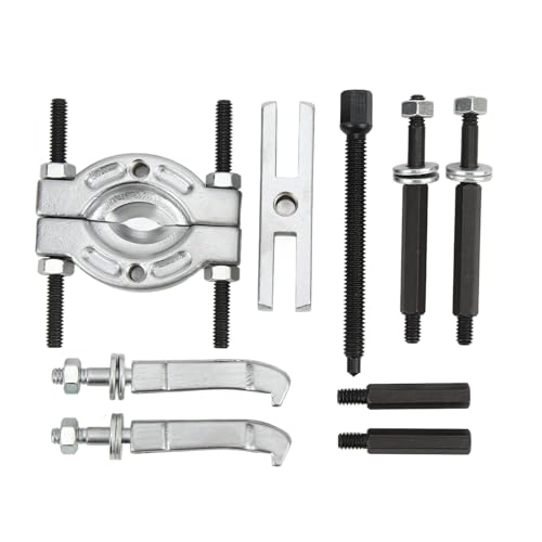 9pcs Bearing Separator Puller Set Portable Bearing Removal Tool Kit Metal Bearing Splitter Bearing Separator Kit