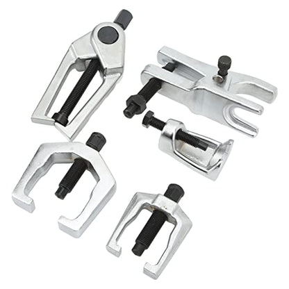 5 Pcs Ball Joint Separator, Alloy Steel Tie Rod End Remover, Pitman Arm Puller, Tie Rod End Tool Set for Trucks