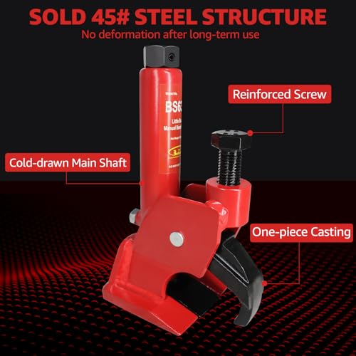 BESTOOL Manual Tire Bead Breaker Tool Adjustable Hammer Tires Changer for ATV Tire Operation - color: red