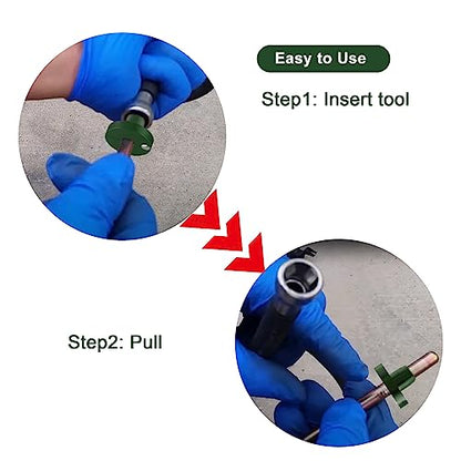 5/16" Fuel Line Disconnect Tool for Toyota & Nissan, Replaces 39210 | Disconnects 5/16" fuel lines quickly with a hinged design for compatible Toyota and Nissan fuel rail service