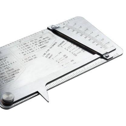 HFS(R) Pipe Pit Welding Gauge Gage Test Ulnar Welder Inspection 0 to 1/2" in 1/64" & .020 Increments - size: Pipe Pit