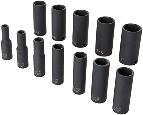 Grey Pneumatic (1213D) 3/8" Drive 12-Piece Deep Socket Set - style: 12 Piece Deep Set
