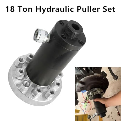 DPTOOL 18 Ton Hydraulic Puller Set Half Shaft Removal Tool Wheel HUB Axle Puller Compatible with Land Rover and Other Models - size: 18 Ton Hydraulic
