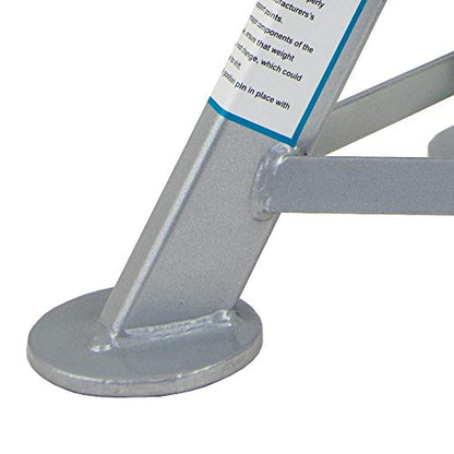 ESCO 10499 Low Profile Performance Jack Stand, Flat Top Rubber Cushion Post, 3 Ton Capacity