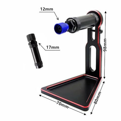 Aluminum RC Tire Balancer, 12mm 17mm Hex Wheel Balancer Tool Compatible with Traxxas Axial Arrma Tamiya HPI Redcat 1/8 1/10 RC Car Upgrade Parts