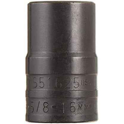 Williams TS51625 1/2 Drive Turbo Socket, 16mm - size: 16 MM