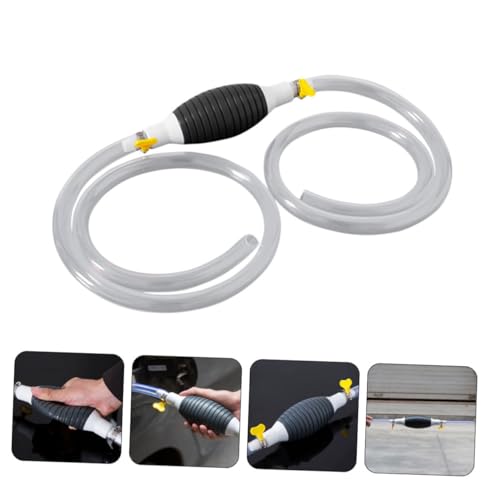 Alipis Siphon Hose Manual Fuel Transfer Pump Kit Hose for Cars Trucks and Boats Durable Construction for Gas Oil and Water Extraction