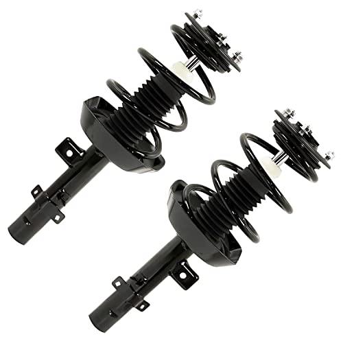 Detroit Axle - 2.4L 4pc Struts for 2013-2017 Honda Accord | 4 Front Rear Complete Struts with Coil Spring Assembly 2013 2014 2015 2016 2017 Replacement Ready Strut Shock - size: 4Q50143/ 4 Struts