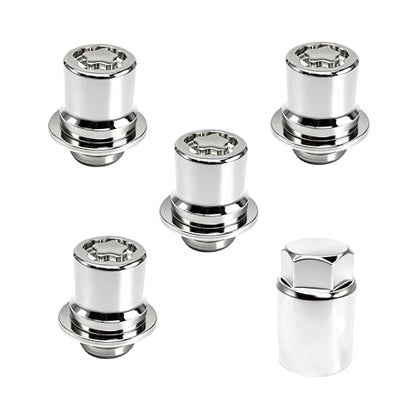 00276-00900 Wheel Lock Lug Nut Set, M12 x 1.5, Security Fit for RX350, IS250, ES350, NX200T, Camry, Tacoma, RAV4, Highlander