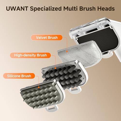 Uwant Portable Carpet and Upholstery for Deep Cleaner, 18Kpa Carpet Cleaner Machine for Cars, Pets with Cleaning Tool and Self Cleaning Set of 1 for Spot, Rug, Couch | Carpet Cleaner Machine for Couch Spot Cleaner Machine with Textile Solution, 2.4L Water